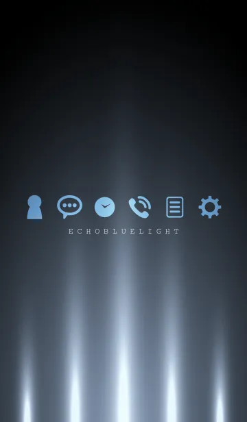 [LINE着せ替え] ECHO BLUE LIGHT 2の画像1