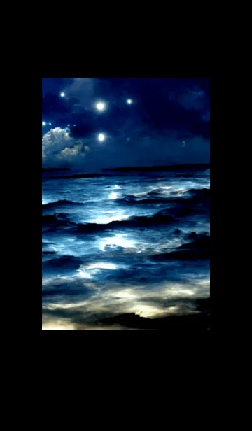 夜の月 月の海 #DkT_6。の着せ替えメイン画像