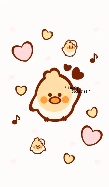 [LINE着せ替え] Lovely cockatiel 4 :)の画像1