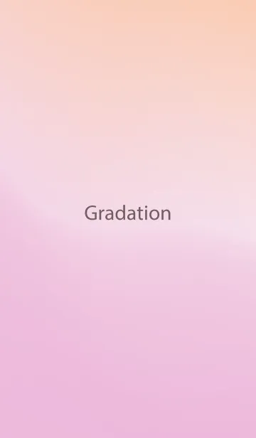 [LINE着せ替え] gradation ORANGE&PINK 23の画像1