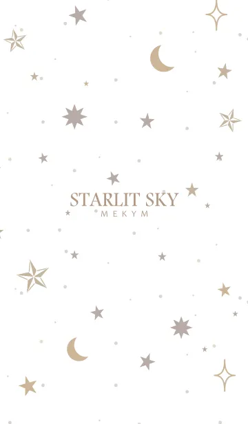[LINE着せ替え] SIMPLE-STARLIT SKY MEKYM 27の画像1