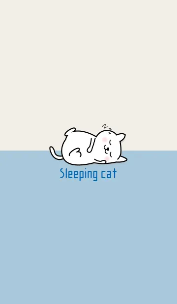 [LINE着せ替え] I am a Sleeping cat 84の画像1