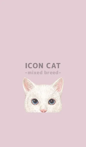 [LINE着せ替え] ICON CAT - ミックス - PASTEL PK/12の画像1