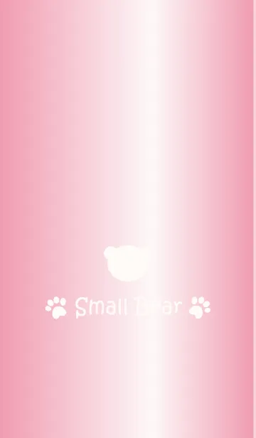 [LINE着せ替え] Small Bear *GLOSSYPINK 8*の画像1