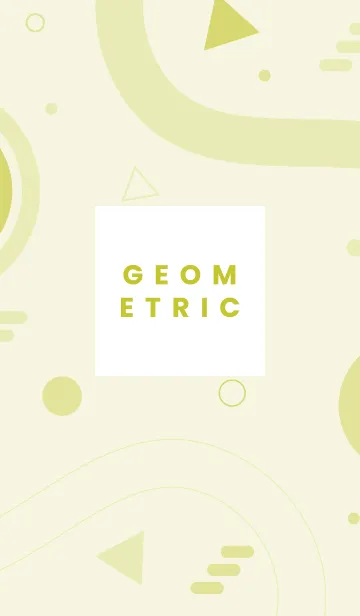 [LINE着せ替え] Geometric PROMENADE GREENの画像1