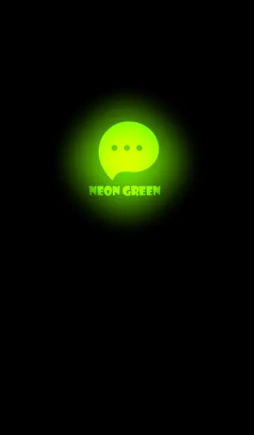 [LINE着せ替え] Neon Green Light Theme V3 (JP)の画像1