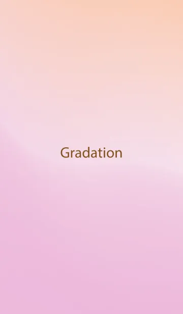 [LINE着せ替え] gradation ORANGE&PINK 24の画像1