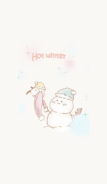 [LINE着せ替え] Hot winter♡の画像1