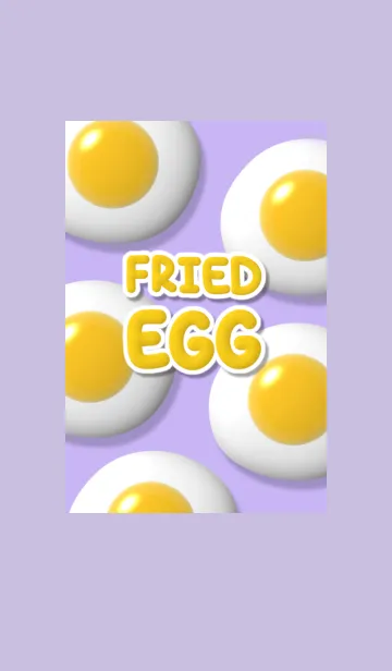 [LINE着せ替え] Cute Egg - Fried Egg New 3の画像1