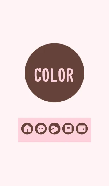 [LINE着せ替え] pink color A13の画像1