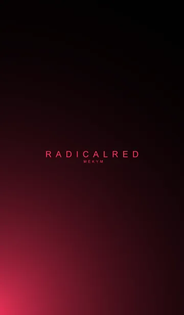 [LINE着せ替え] RADICALREDLIGHT -MEKYM-の画像1
