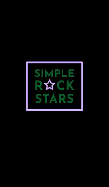 [LINE着せ替え] シンプル ロック スター 09の画像1