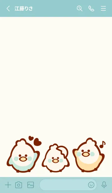 [LINE着せ替え] Little budgerigar theme 4の画像2