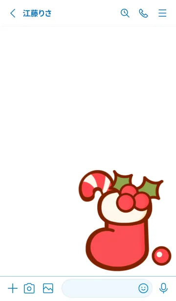 [LINE着せ替え] Happy time Happy Christmas 2の画像2