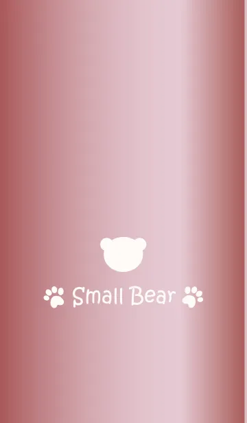 [LINE着せ替え] Small Bear *GLOSSYPINK 9*の画像1