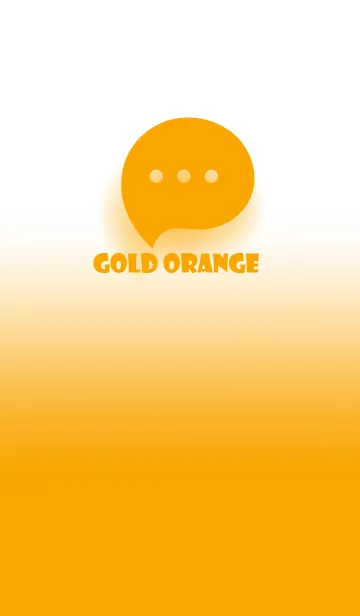 [LINE着せ替え] Gold Orange & White Theme V.3 (JP)の画像1
