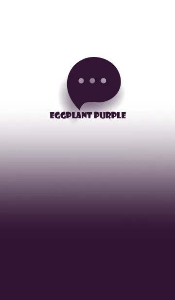 [LINE着せ替え] Eggplant Purple & White Theme V.3 (JP)の画像1