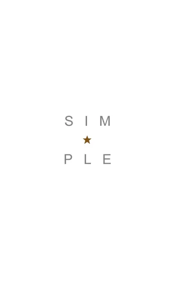 [LINE着せ替え] SIMPLE STAR-18の画像1