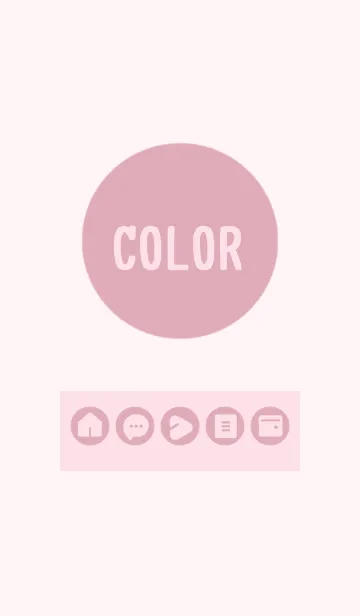 [LINE着せ替え] pink color A15の画像1