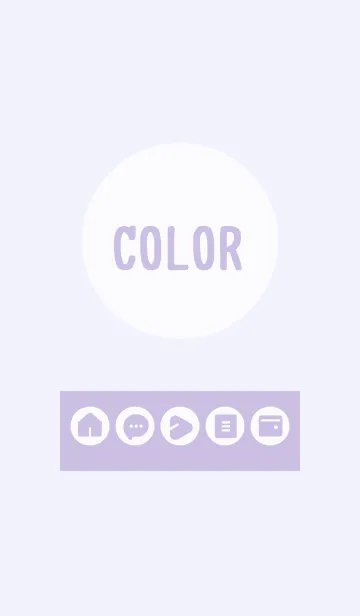 [LINE着せ替え] purple color A14の画像1