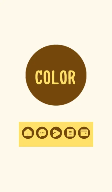 [LINE着せ替え] yellow color A14の画像1