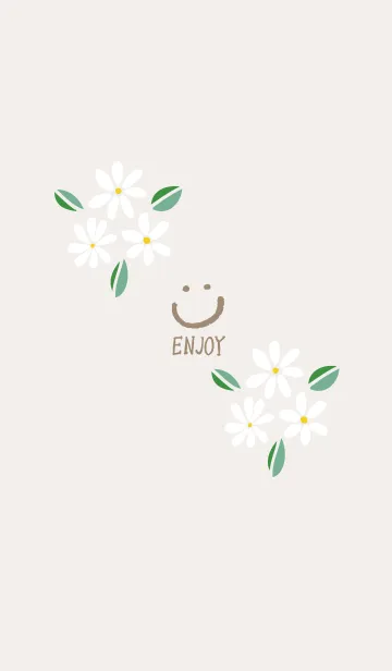 [LINE着せ替え] かわいい白い花束10の画像1