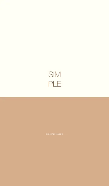 [LINE着せ替え] 0N3_24_ベージュ2-3の画像1