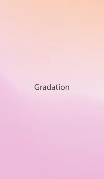 [LINE着せ替え] gradation ORANGE&PINK 25の画像1