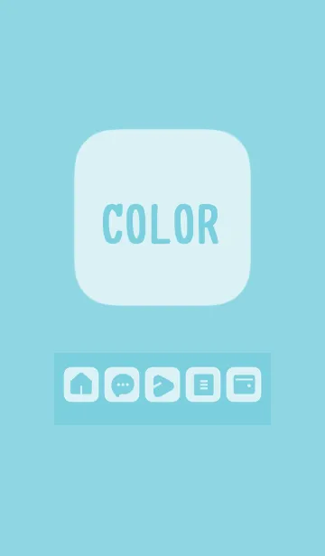 [LINE着せ替え] green color B26の画像1