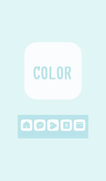 [LINE着せ替え] green color B29の画像1