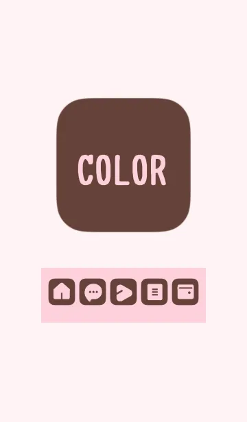 [LINE着せ替え] pink color B13の画像1