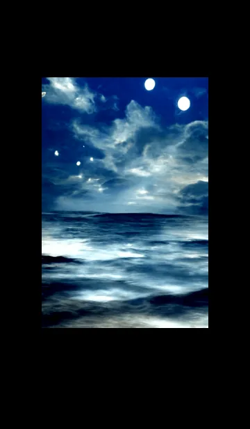 [LINE着せ替え] 夜の月 月の海 #DkW_10。の画像1
