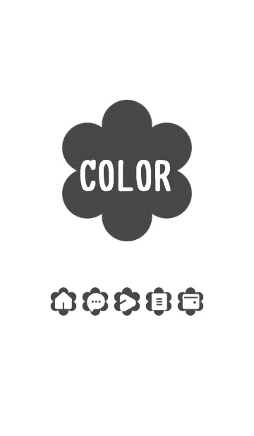 [LINE着せ替え] green color C22の画像1