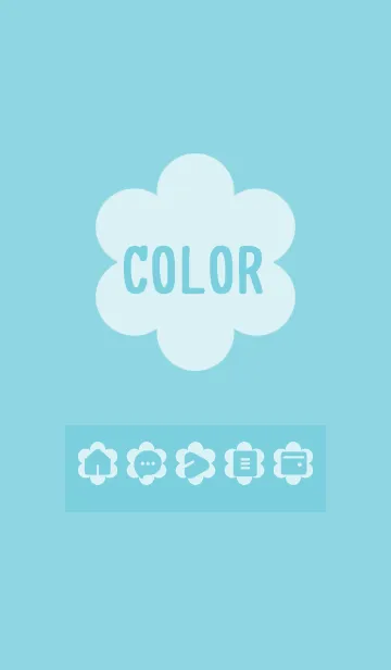 [LINE着せ替え] green color C26の画像1