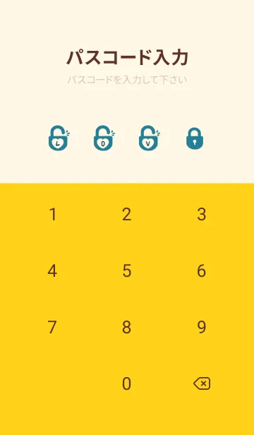 [LINE着せ替え] Smile Love J-Peacock Blue. Yellowの画像4