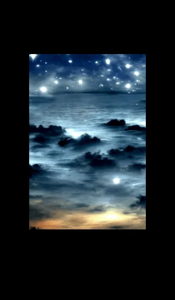 [LINE着せ替え] 夜の月 月の海 #DkW_21。の画像1