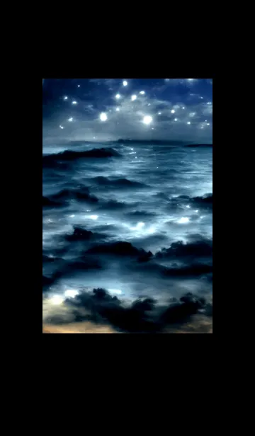 [LINE着せ替え] 夜の月 月の海 #DkW_19。の画像1