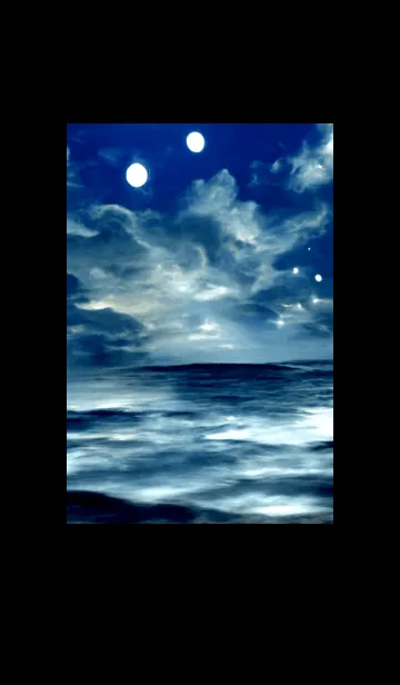 [LINE着せ替え] 夜の月 月の海 #DkW_7。の画像1