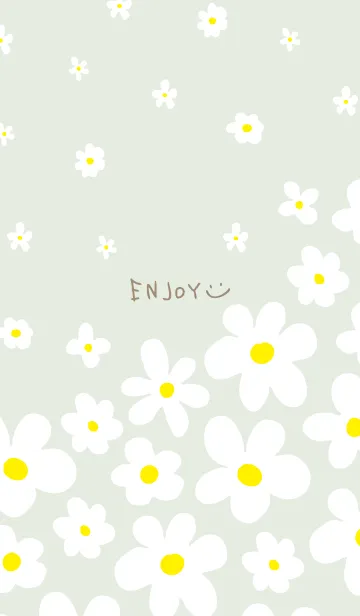 [LINE着せ替え] 白い花 可憐11の画像1