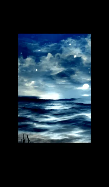 [LINE着せ替え] 夜の月 月の海 #DkW_4。の画像1