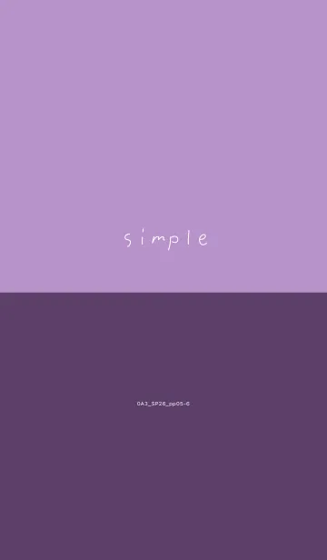 0A3_26_パープル5-6のLINE着せ替え
