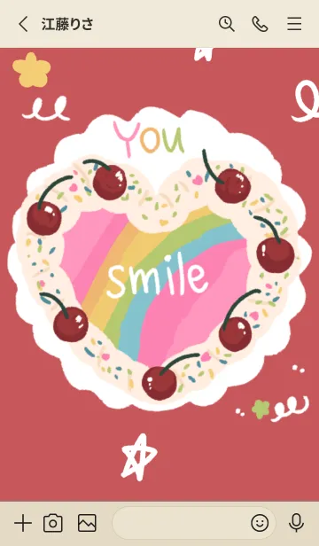 [LINE着せ替え] smile of every dayの画像2
