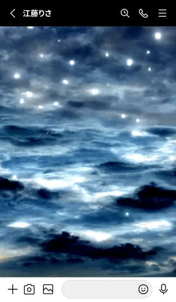[LINE着せ替え] 夜の月 月の海 #DkW_30。の画像2