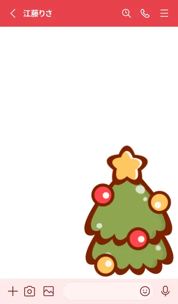 [LINE着せ替え] Enjoy Christmas day 3の画像2