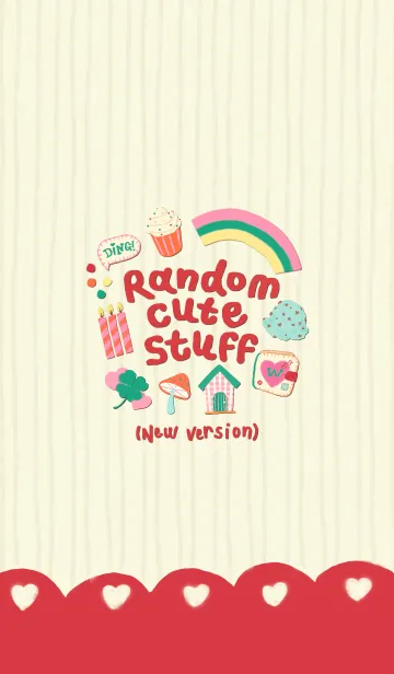 [LINE着せ替え] random cute stuff new versionの画像1