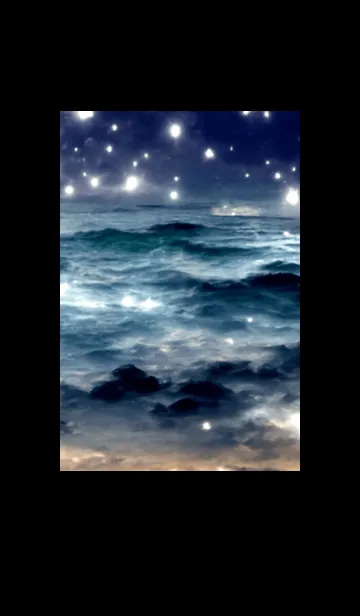 [LINE着せ替え] 夜の月 月の海 #DkW_28。の画像1
