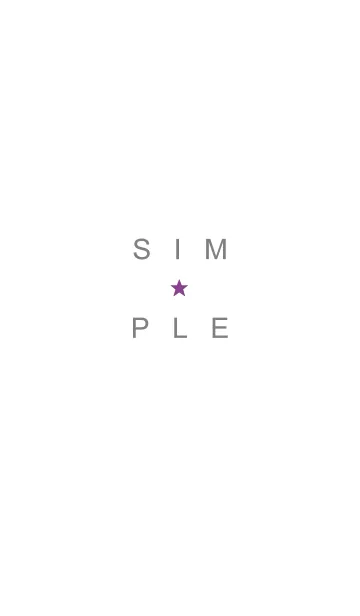 [LINE着せ替え] SIMPLE STAR-19の画像1