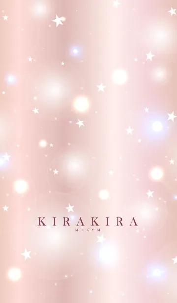 [LINE着せ替え] KIRAKIRA STAR-PINK GOLD 17の画像1