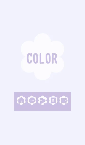 [LINE着せ替え] purple color C14の画像1