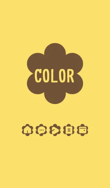 [LINE着せ替え] yellow color C11の画像1